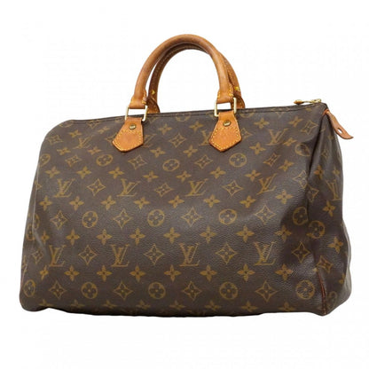 Louis Vuitton Handbag Monogram Speedy 35 Brown