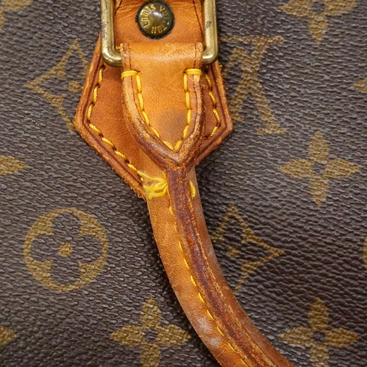 Louis Vuitton Handbag Monogram Speedy 35 Brown — view 9
