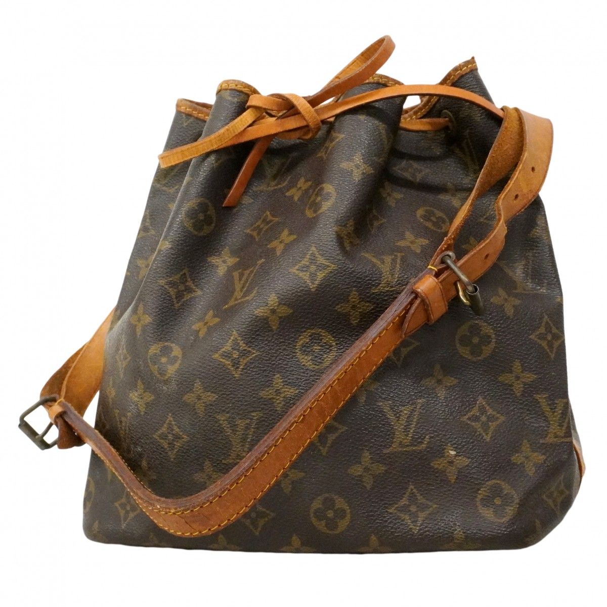 Louis Vuitton Shoulder Bag Monogram Petit Noe Brown