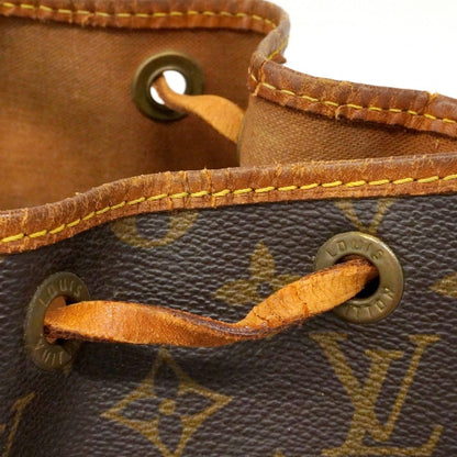 Louis Vuitton Shoulder Bag Monogram Petit Noe Brown — view 9