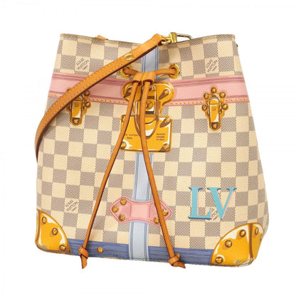 Louis Vuitton Shoulder Bag Damier Azur Summer Trunk Neo Noe White