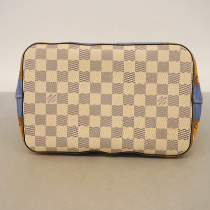 Louis Vuitton Shoulder Bag Damier Azur Summer Trunk Neo Noe White — view 3