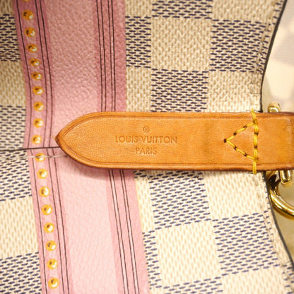 Louis Vuitton Shoulder Bag Damier Azur Summer Trunk Neo Noe White — view 5