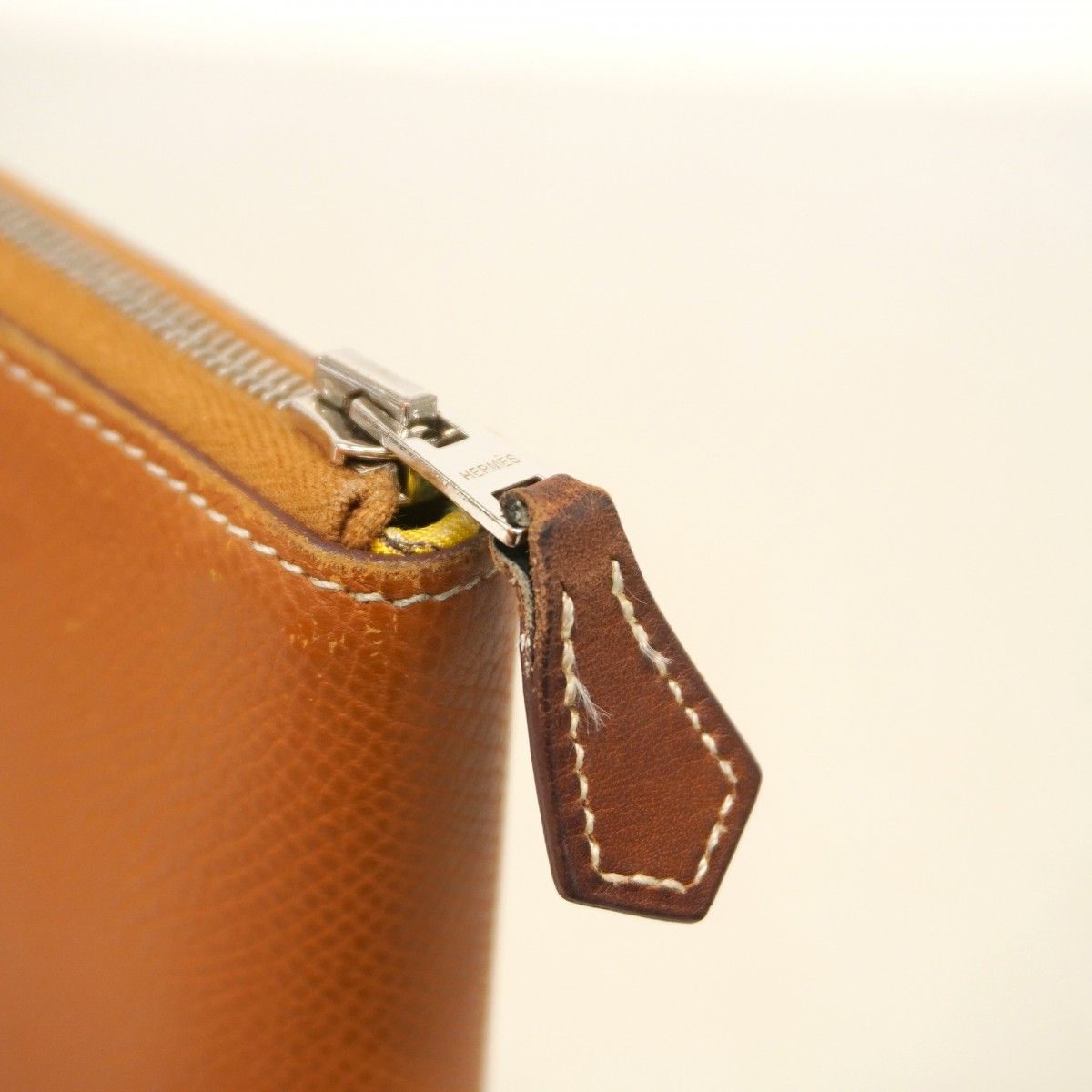 Hermes Wallet Azap Long Silk in Veau Gold Silver — view 9