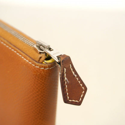 Hermes Wallet Azap Long Silk in Veau Gold Silver — view 9
