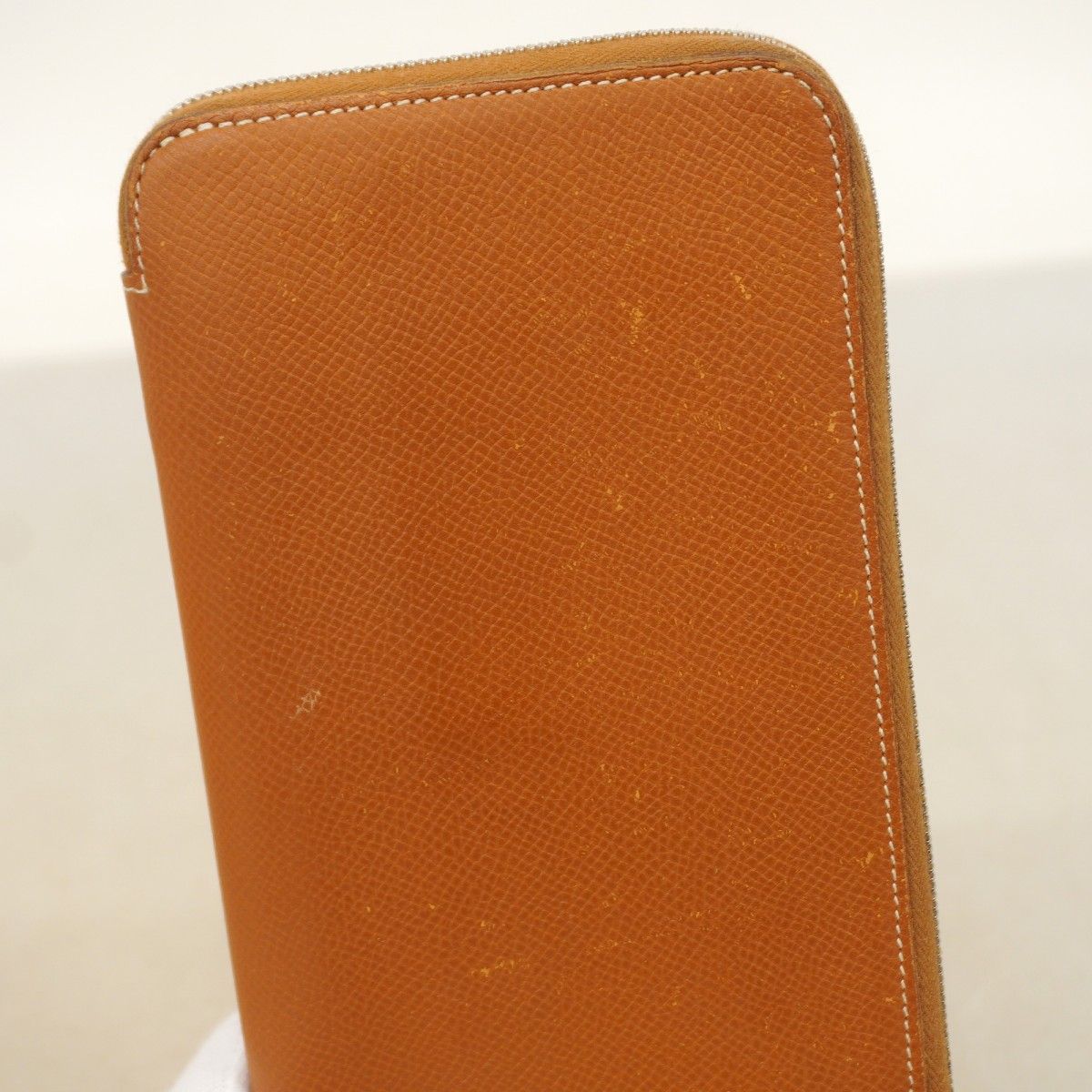Hermes Wallet Azap Long Silk in Veau Gold Silver — view 8
