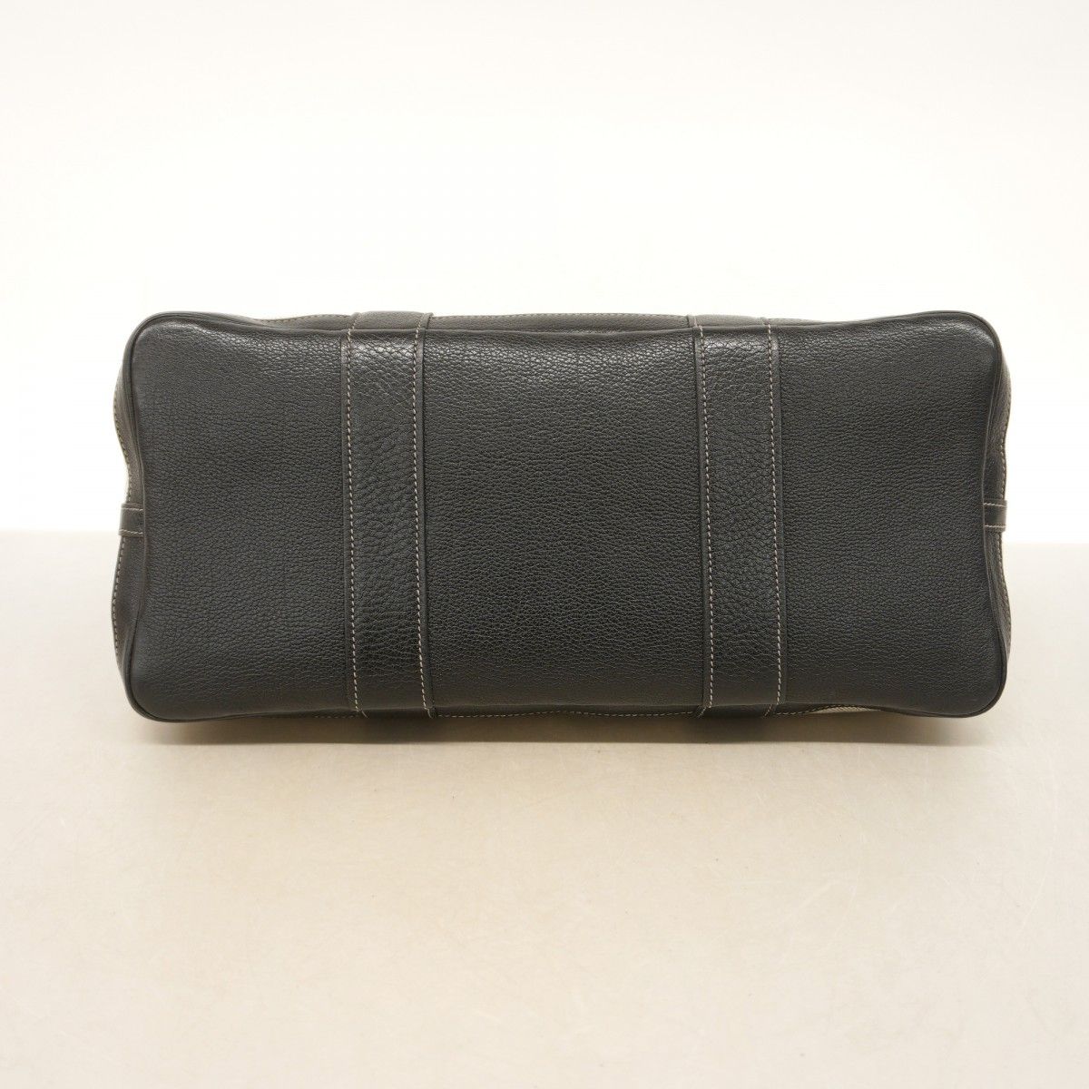 Hermes Tote Garden Party PM Bolduc Ribbon Toile Ash Black Silver — view 3