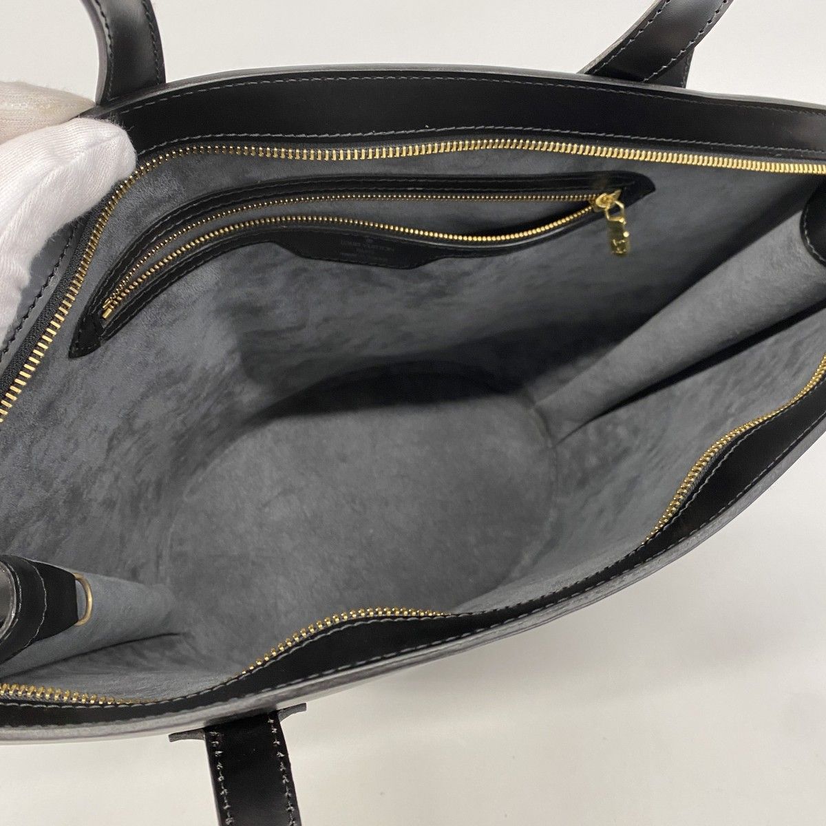 Louis Vuitton Shoulder Bag Epi Saint Jacques Shopping Noir — view 4