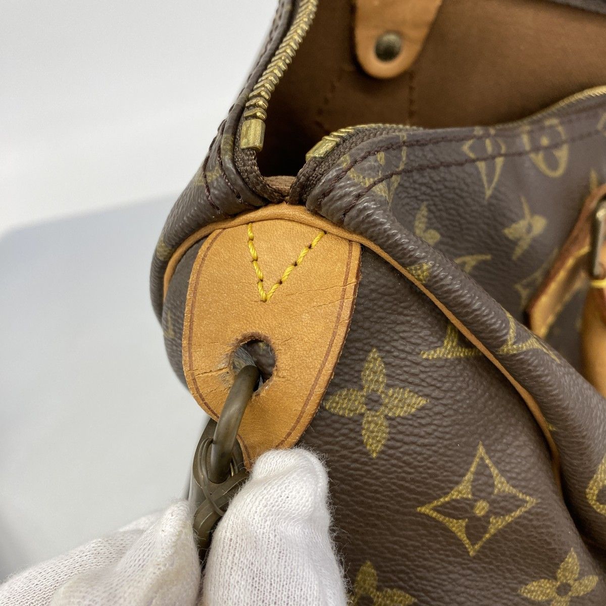 Louis Vuitton Handbag Monogram Speedy 35 Brown — view 9