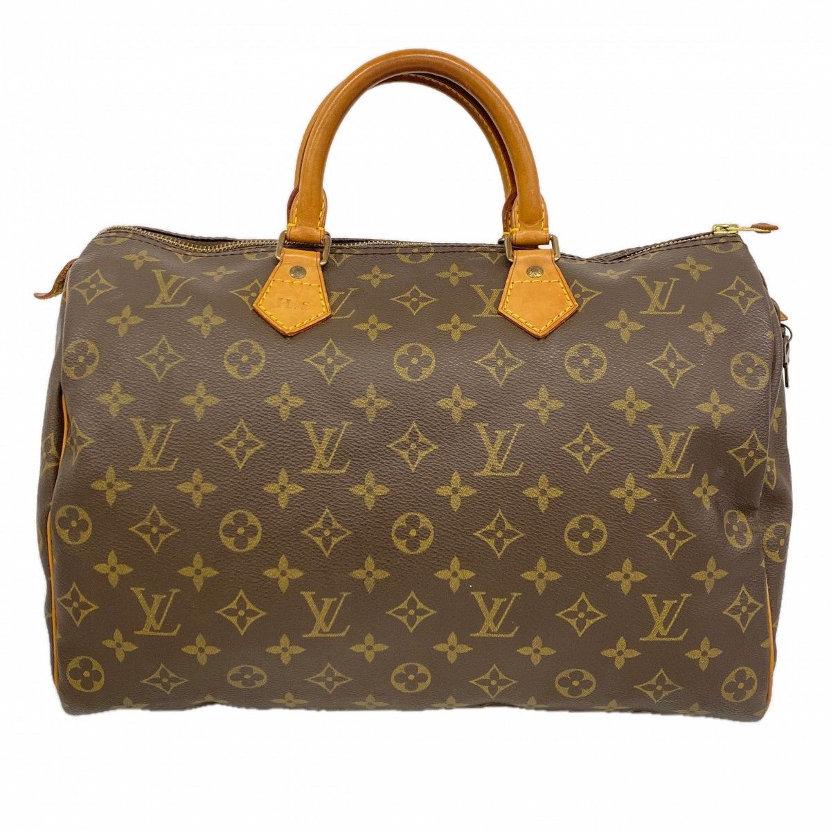 Louis Vuitton Handbag Monogram Speedy 35 Brown
