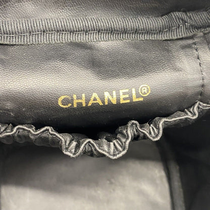 Chanel Vanity Bag Bicolor Lambskin Black Gold — view 5