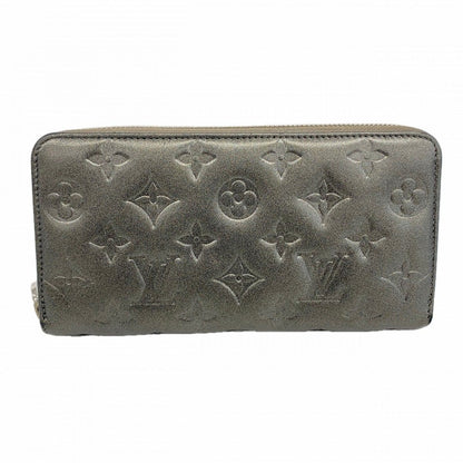 Louis Vuitton Wallet Monogram Embossed Zippy Anthracite