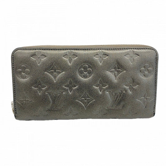 Louis Vuitton Wallet Monogram Embossed Zippy Anthracite