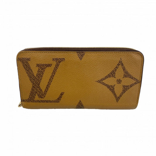 Louis Vuitton Wallet Monogram Giant Reverse Zippy Brown