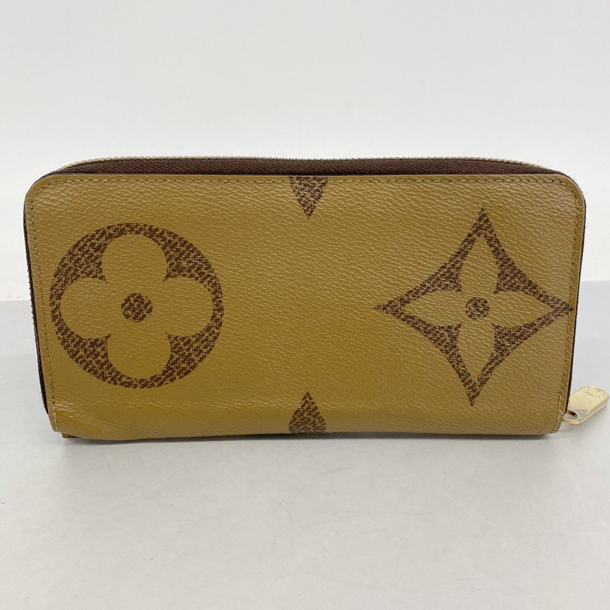 Louis Vuitton Wallet Monogram Giant Reverse Zippy Brown — view 8