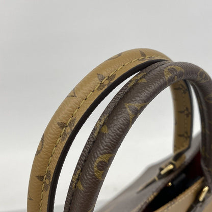 Louis Vuitton Tote Monogram Giant Reverse On The Go MM Brown 2-Way — view 7