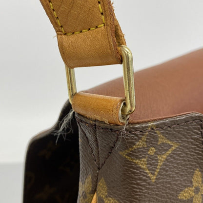 Louis Vuitton Shoulder Bag Monogram Musette Brown — view 7