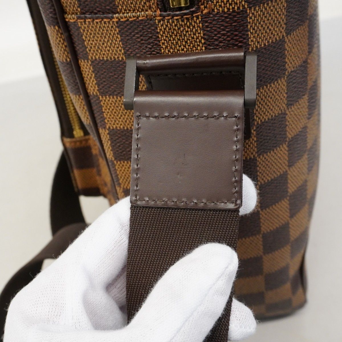 Louis Vuitton Shoulder Bag Damier Olaf MM Ebene — view 9
