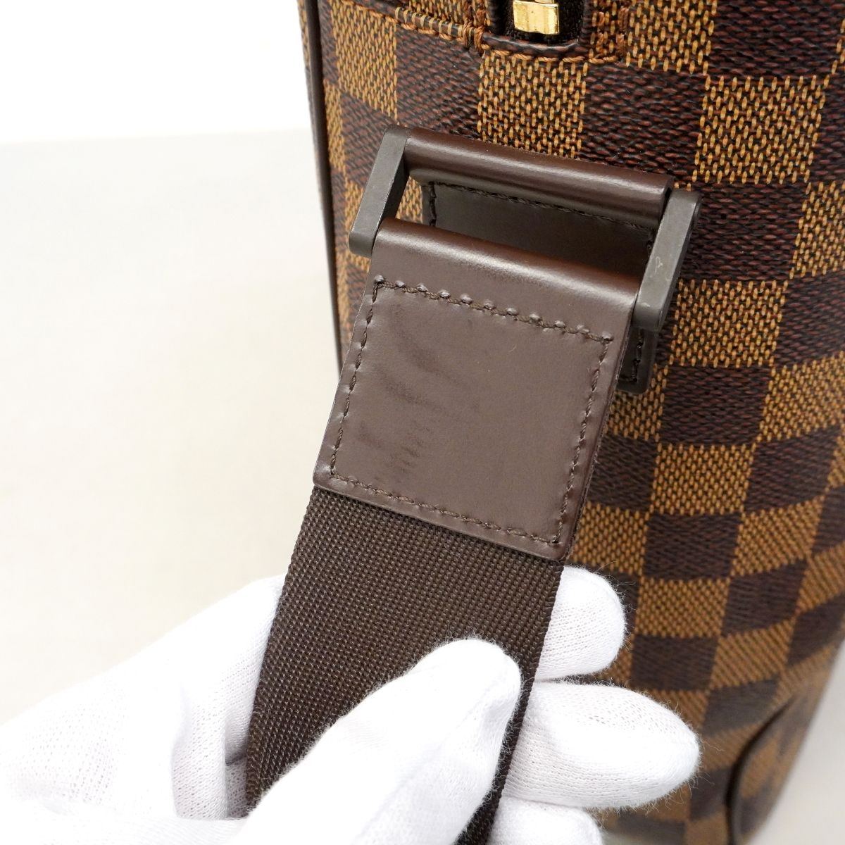 Louis Vuitton Shoulder Bag Damier Olaf MM Ebene — view 7