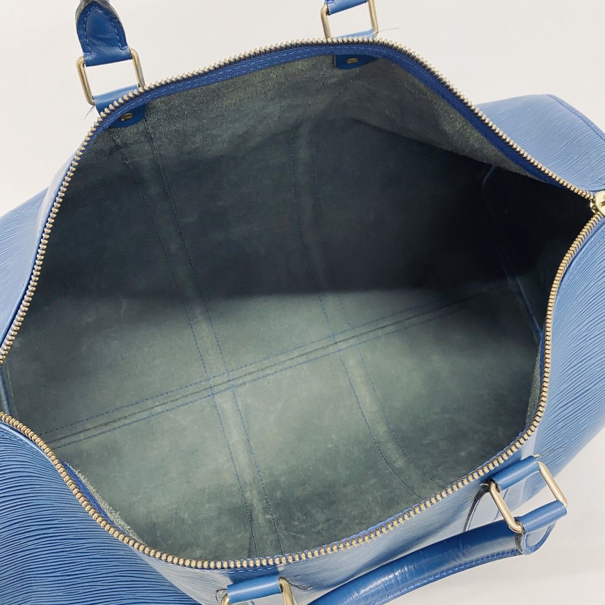 Louis Vuitton Boston Bag Epi Keepall 50 Toledo Blue — view 4