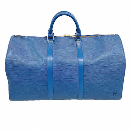 Louis Vuitton Boston Bag Epi Keepall 50 Toledo Blue