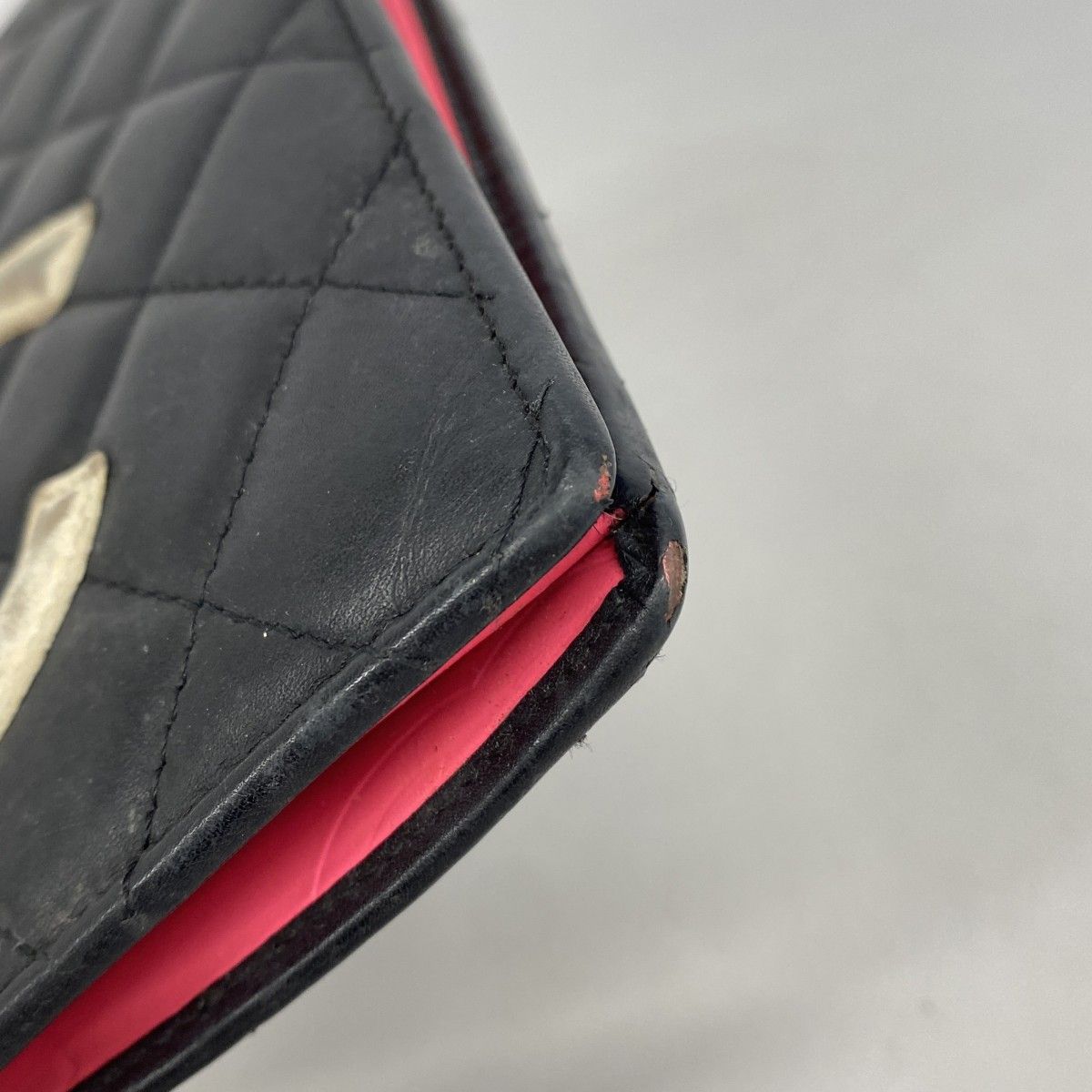 Chanel Wallet Cambon Lambskin Black Silver — view 7