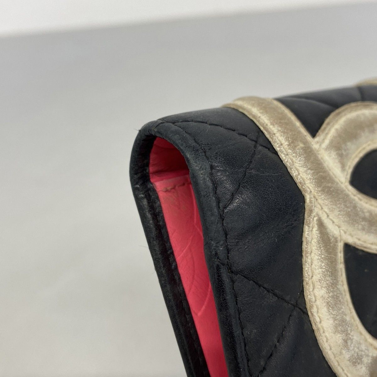 Chanel Wallet Cambon Lambskin Black Silver — view 8