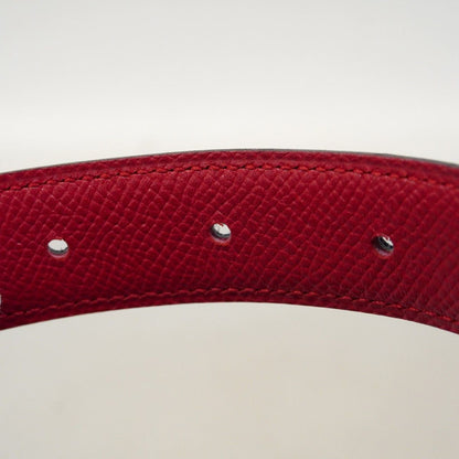 Hermes Belt Constance Courchevel Black Rouge Vif Gold — view 8
