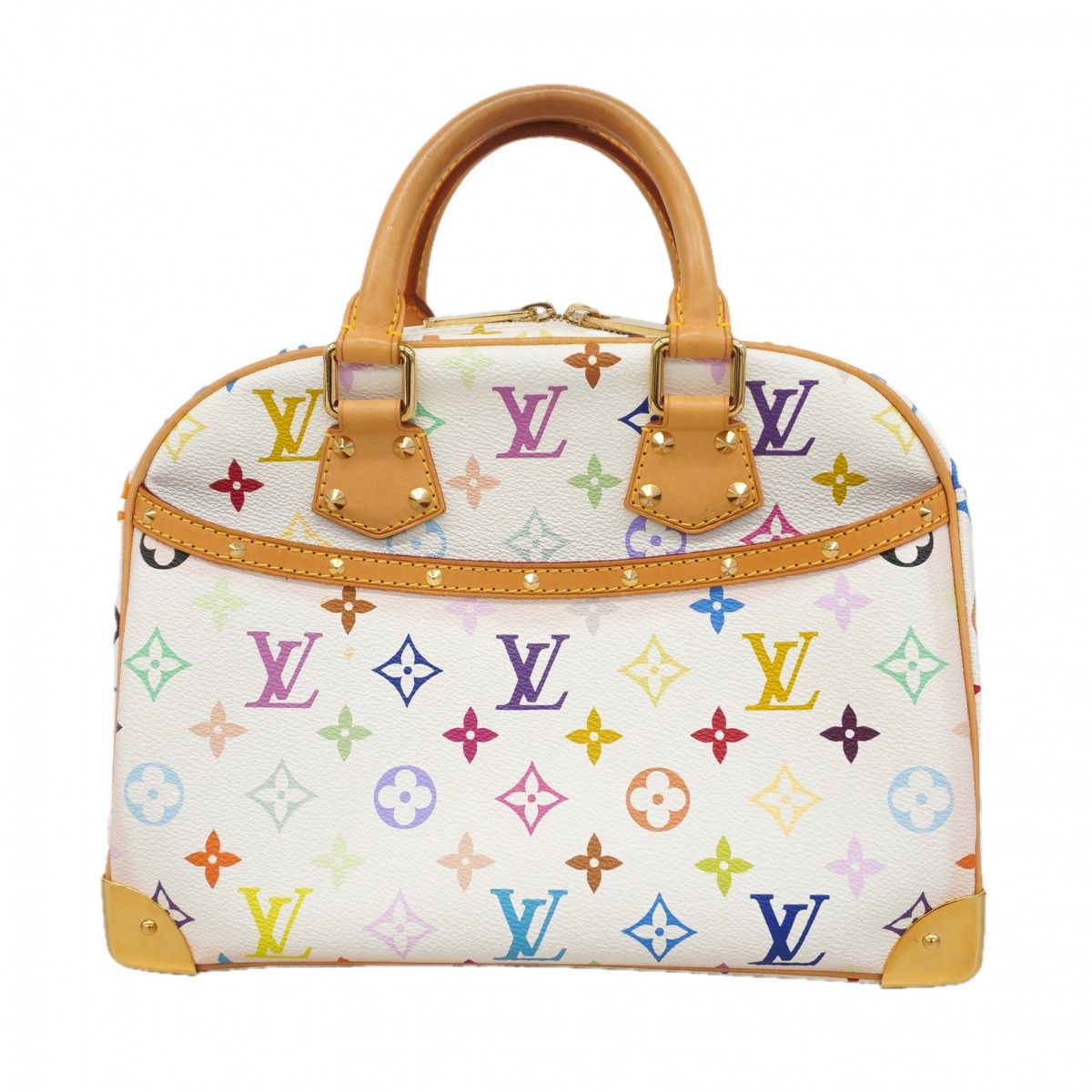 Louis Vuitton Handbag Monogram Multi Color Tourville Blanc