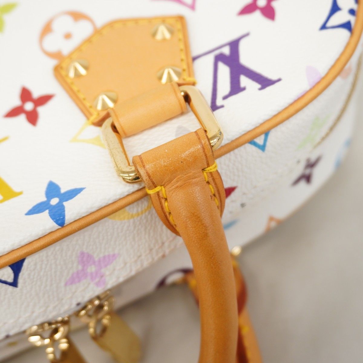 Louis Vuitton Handbag Monogram Multi Color Tourville Blanc — view 8