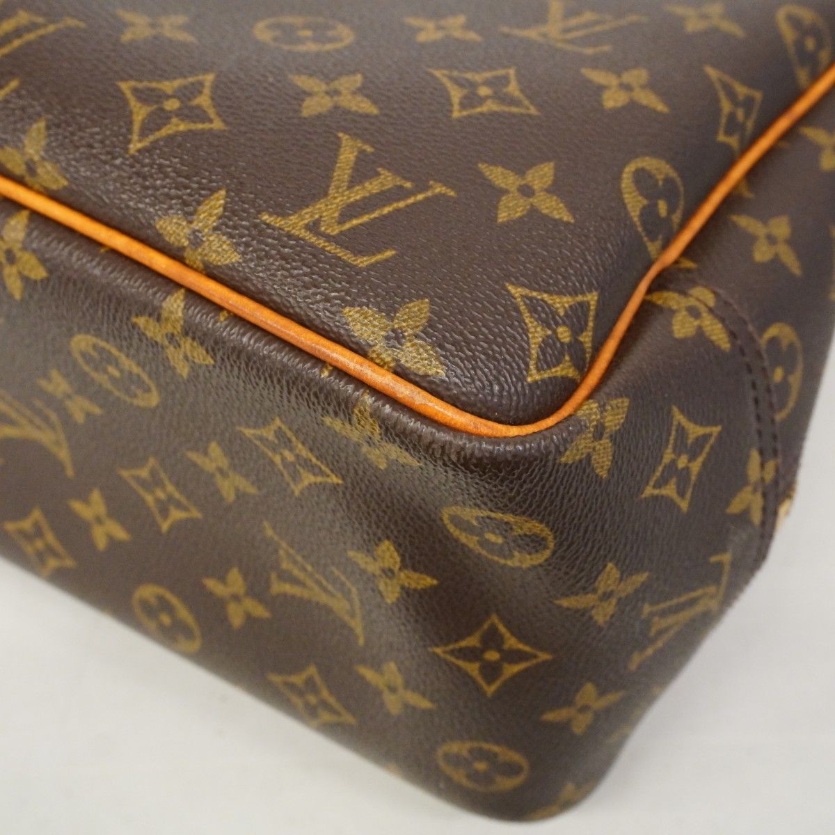 Louis Vuitton Handbag Monogram Deauville Brown — view 8