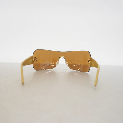 Chanel Sunglasses Brown Gold Eyewear — view 6