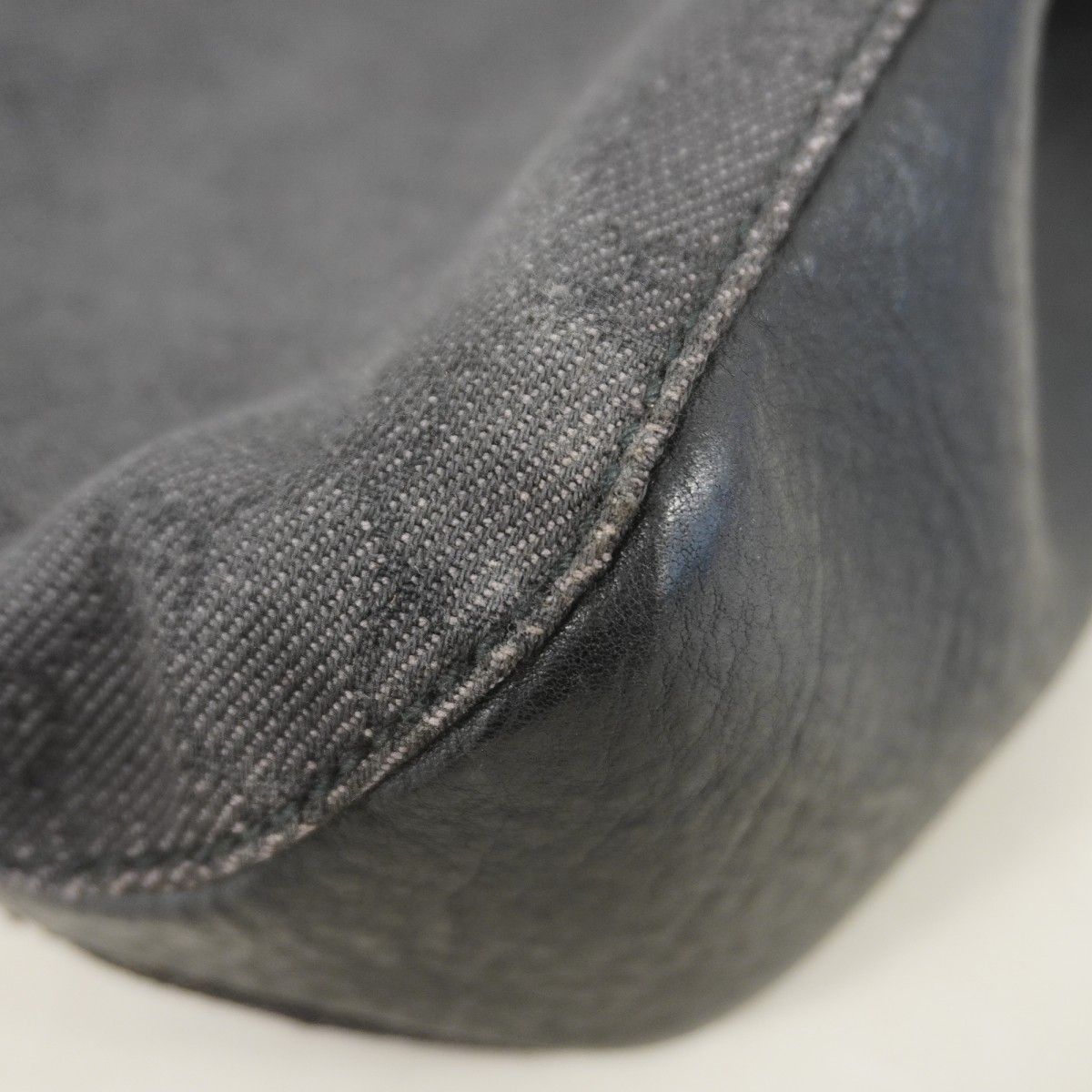 Gucci Tote Denim Black Silver — view 7
