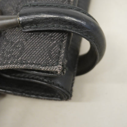 Gucci Tote Denim Black Silver — view 8