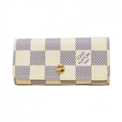 Louis Vuitton Key Case Damier Azur Multicles 4 White Key Holder