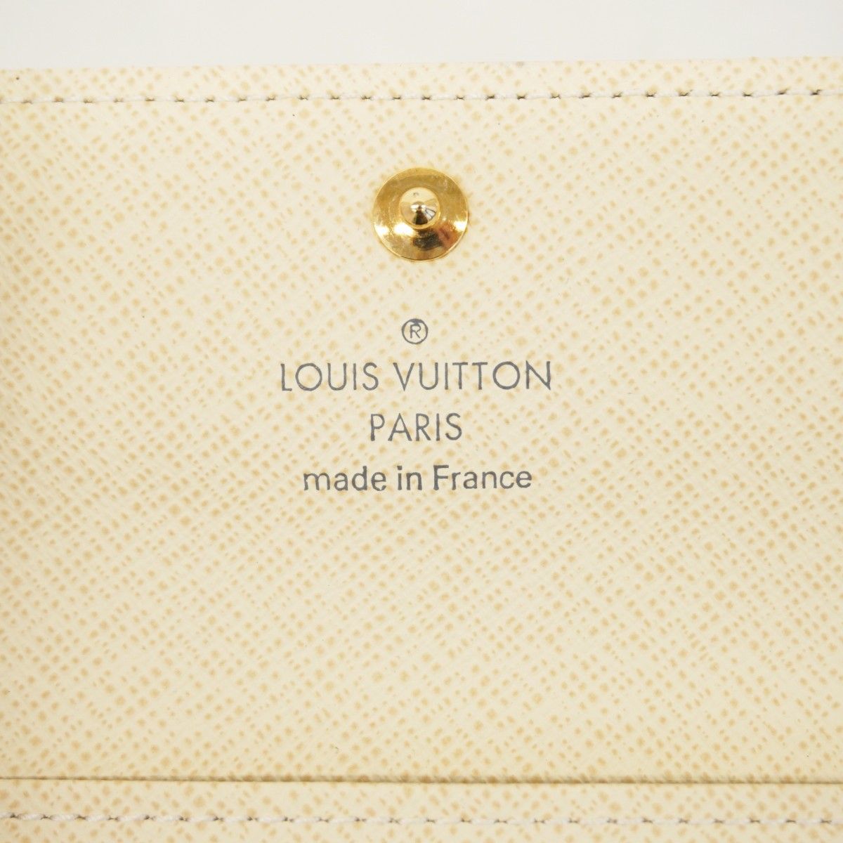 Louis Vuitton Key Case Damier Azur Multicles 4 White Key Holder — view 4