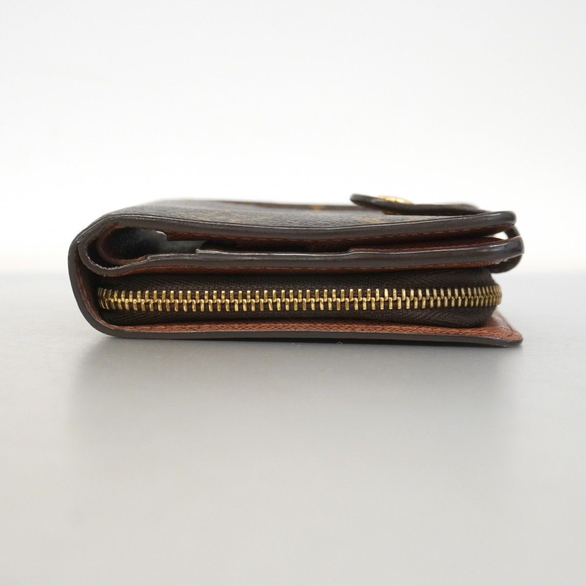 Louis Vuitton Wallet Monogram Compact Zip Brown — view 3