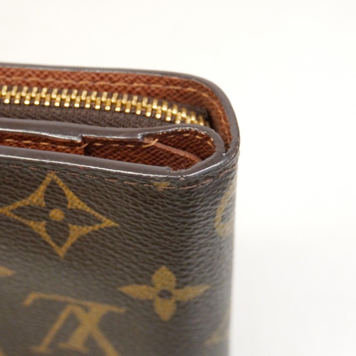 Louis Vuitton Wallet Monogram Compact Zip Brown — view 7