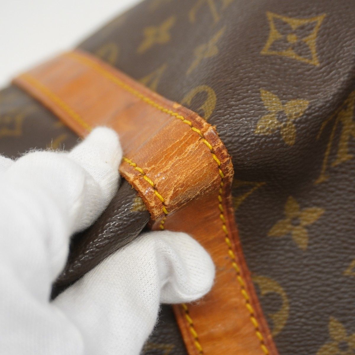 Louis Vuitton Boston Bag Monogram Keepall 50 Brown — view 6