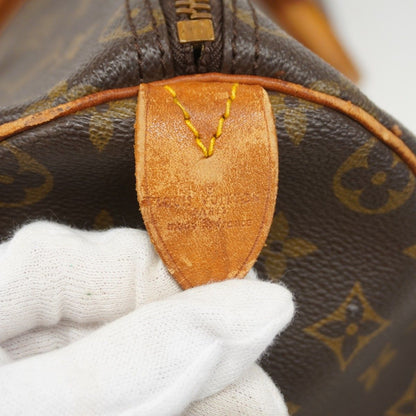 Louis Vuitton Boston Bag Monogram Keepall 50 Brown — view 5
