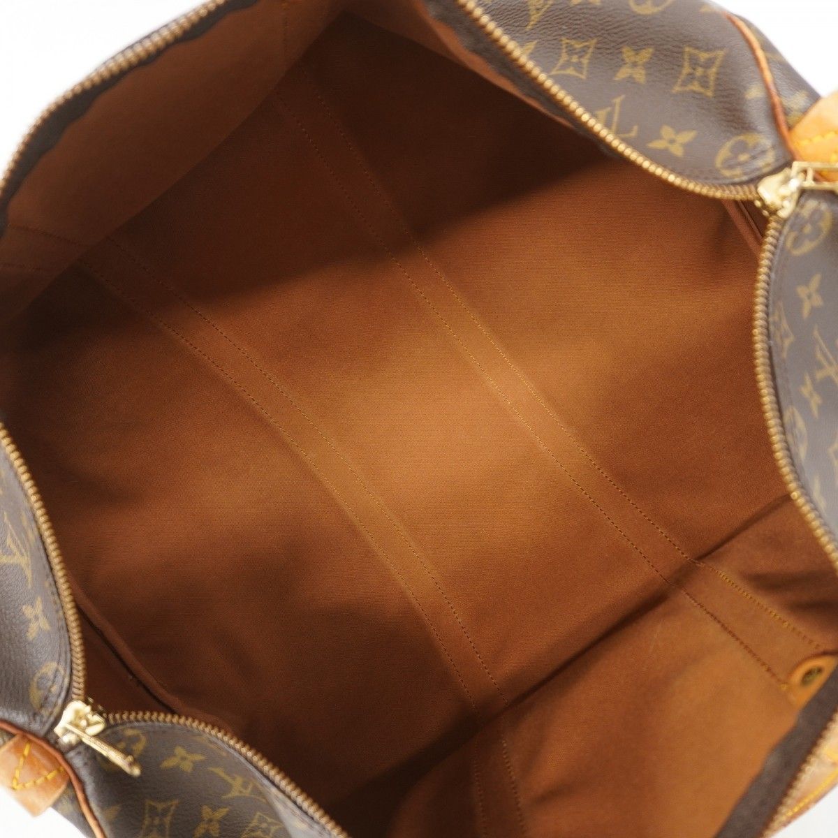 Louis Vuitton Boston Bag Monogram Keepall 50 Brown — view 4