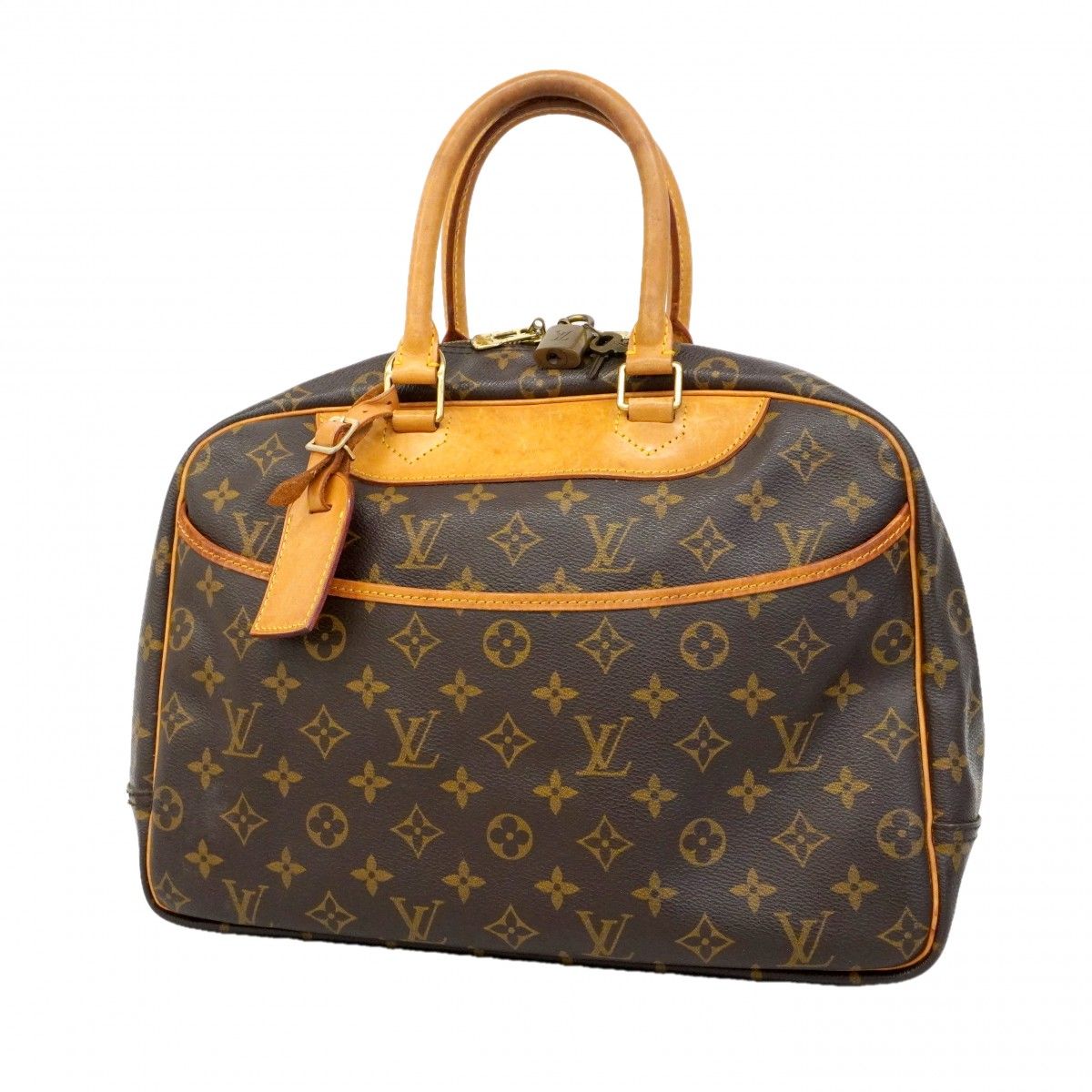 Louis Vuitton Handbag Monogram Deauville Brown