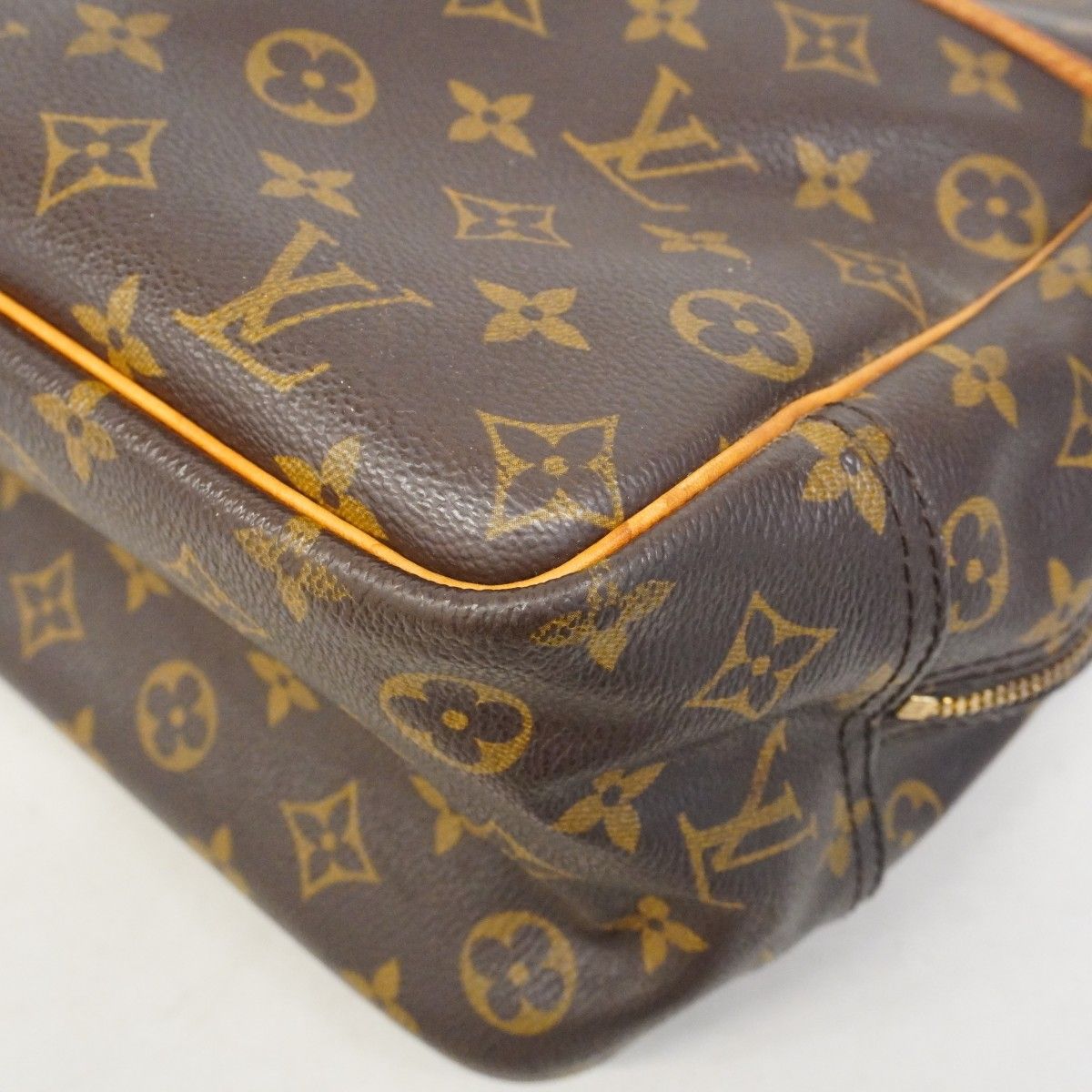 Louis Vuitton Handbag Monogram Deauville Brown — view 6
