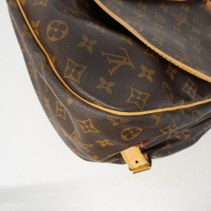 Louis Vuitton Shoulder Bag Monogram Saumur 35 Brown — view 6