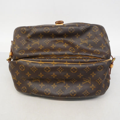 Louis Vuitton Shoulder Bag Monogram Saumur 35 Brown — view 3