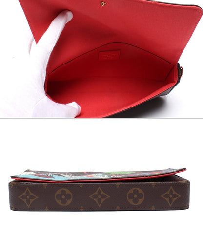 Louis Vuitton Chain Shoulder Bag Wallet Pochette Vivienne Felicity — view 3
