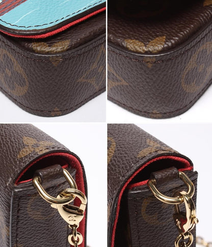 Louis Vuitton Chain Shoulder Bag Wallet Pochette Vivienne Felicity — view 5