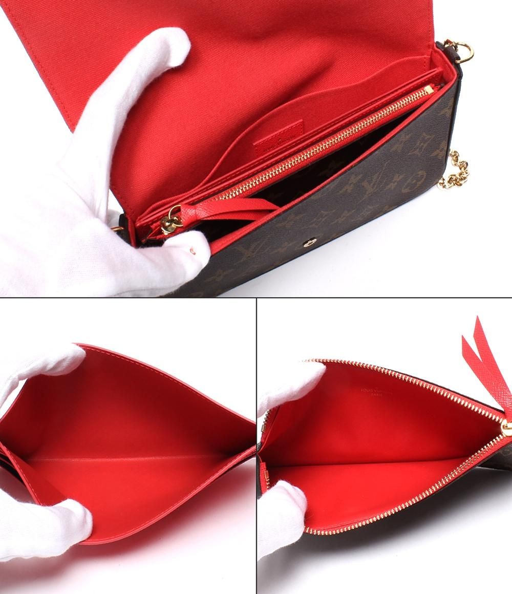 Louis Vuitton Chain Shoulder Bag Wallet Pochette Vivienne Felicity — view 8