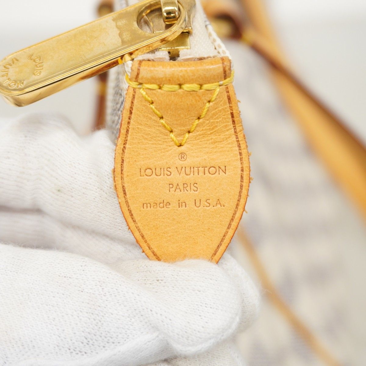 Louis Vuitton Tote Damier Azur Totally PM White — view 5