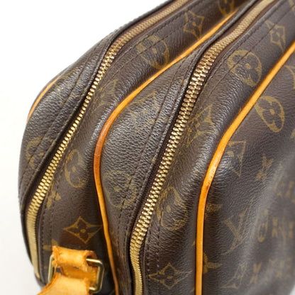 Louis Vuitton Shoulder Bag Monogram Reporter GM Brown — view 7